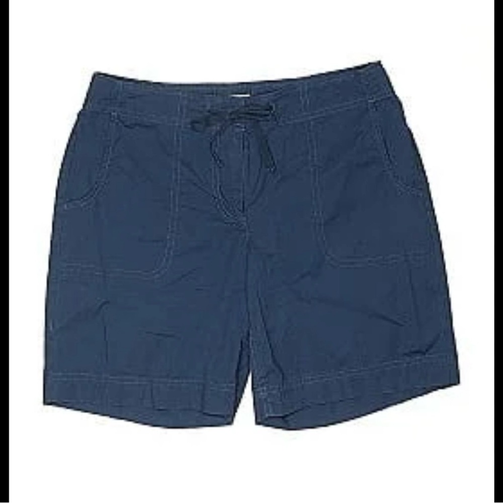J.Jill Navy Blue 97% cotton 3% Lycra Spandex size 4